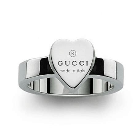 anello gucci con cuore|Anello Gucci Heart in argento sterling in Rosso .